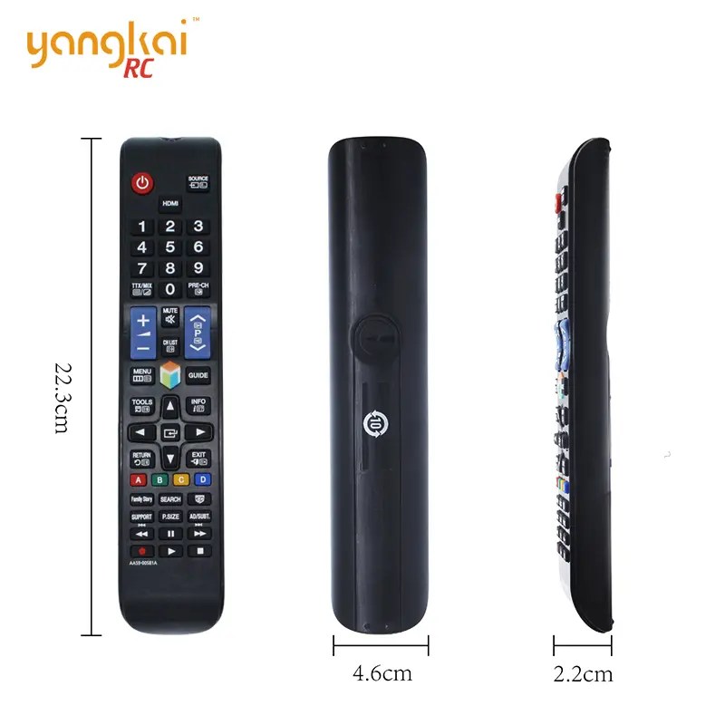 China SAMSUNG IR Remote control BN5901198Q BN5901178W Manufacture and Factory Yangkai