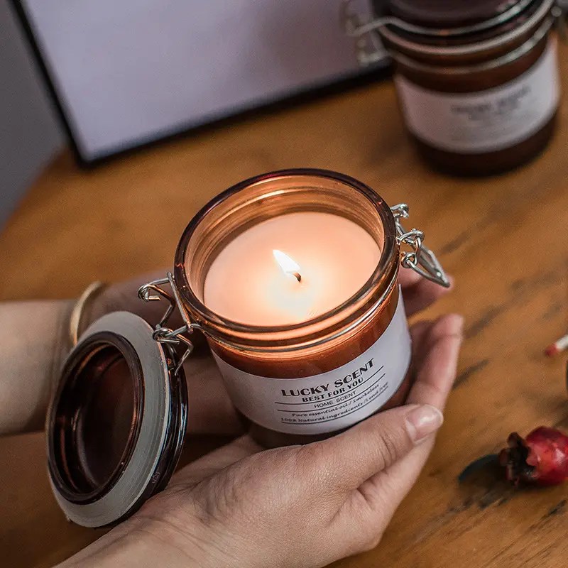 Wholesale Amber Candle Vessels Manufacturer and Supplier, Factory