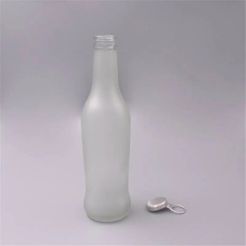 China Factory wholesale Hexagon Glass Bottle Soft drink bottles and