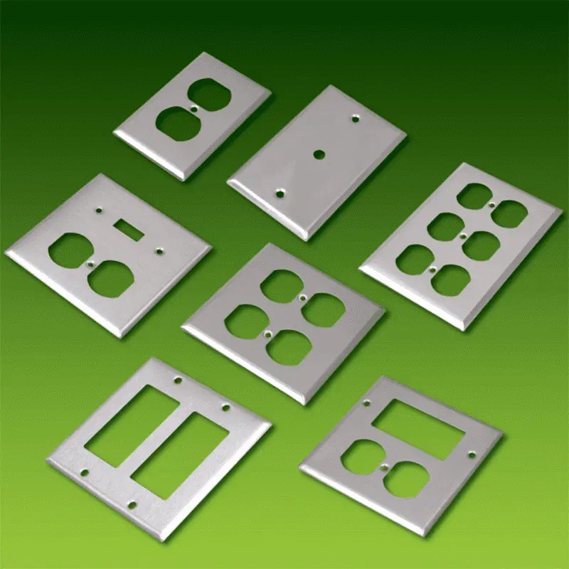 China Device cover OEM square round outlet box utility 1 gang 2 gang