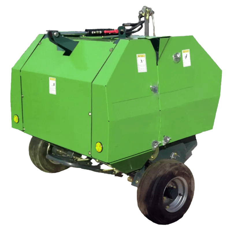 China Small round hay baler price atv pine straw grass roll mini round