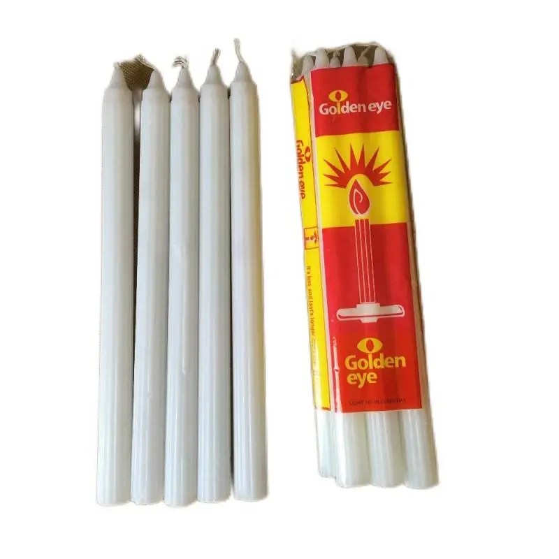 Wholesale Hot sale 2022 Angola wax fluted white stick candle household