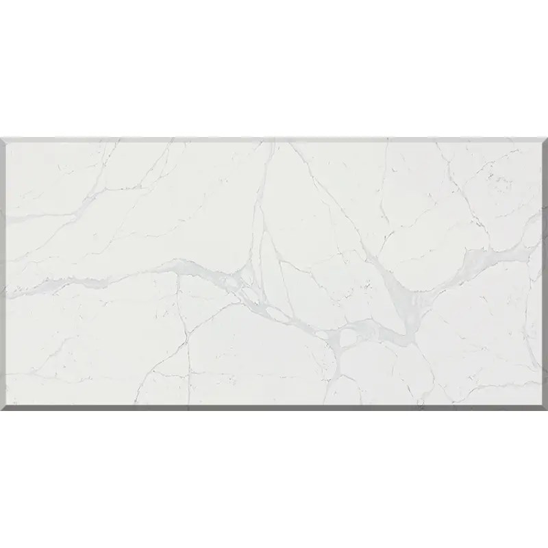 Wholesale Excellent quality White Quartz Stone Jumbo Size Quartz Slab