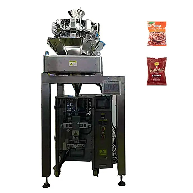 China Automatic snacks/gummy/sugar weighing packing scale small