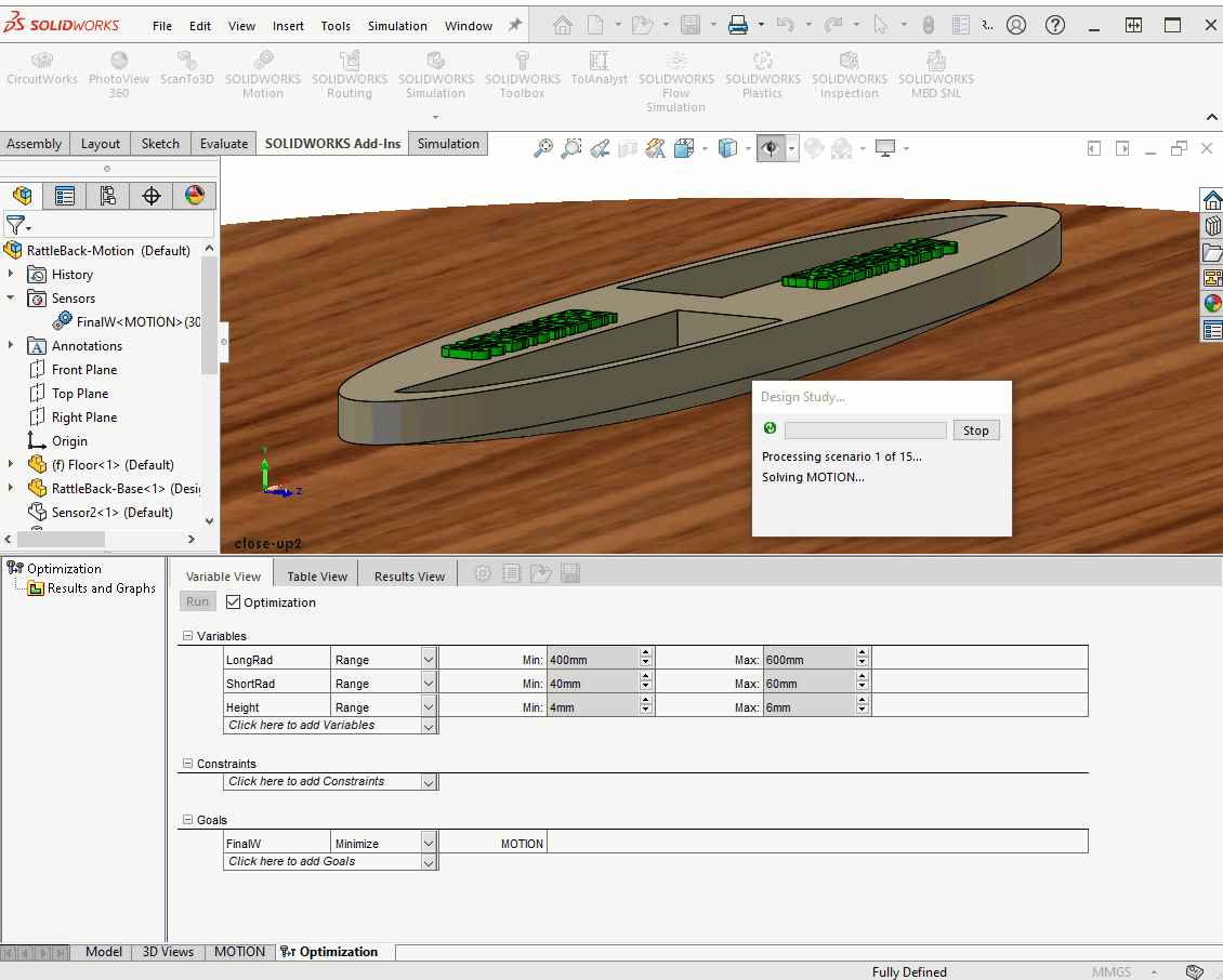Understanding the Rattleback Mystery with SOLIDWORKS Motion GoEngineer