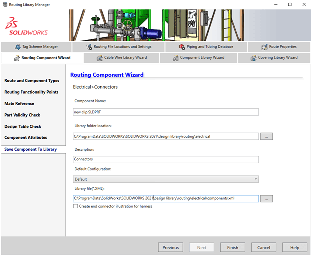 Create Custom SOLIDWORKS Electrical Routing Component GoEngineer