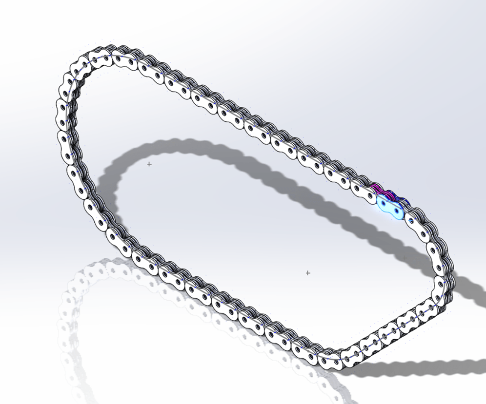 SOLIDWORKS Chain Component Pattern Tutorial GoEngineer