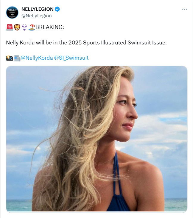 Leaked: Nelly Korda SI Swimsuit images ahead of May 2025