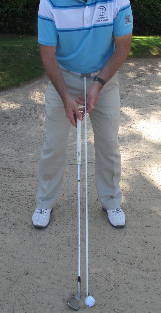 Golf Practice Drills hinge wrists in bunker GolfMagic