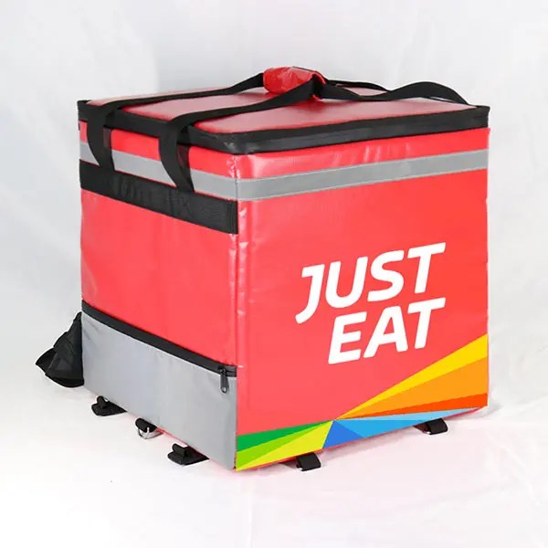 China 2019 wholesale price Cooler Food Bag JUST EAT food delivery bag