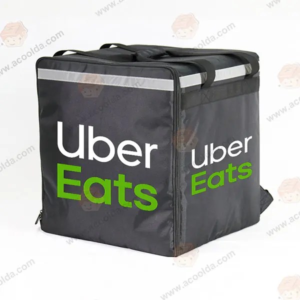 China Super Lowest Price Hot Cold Delivery Bags Best UBER EATS Black