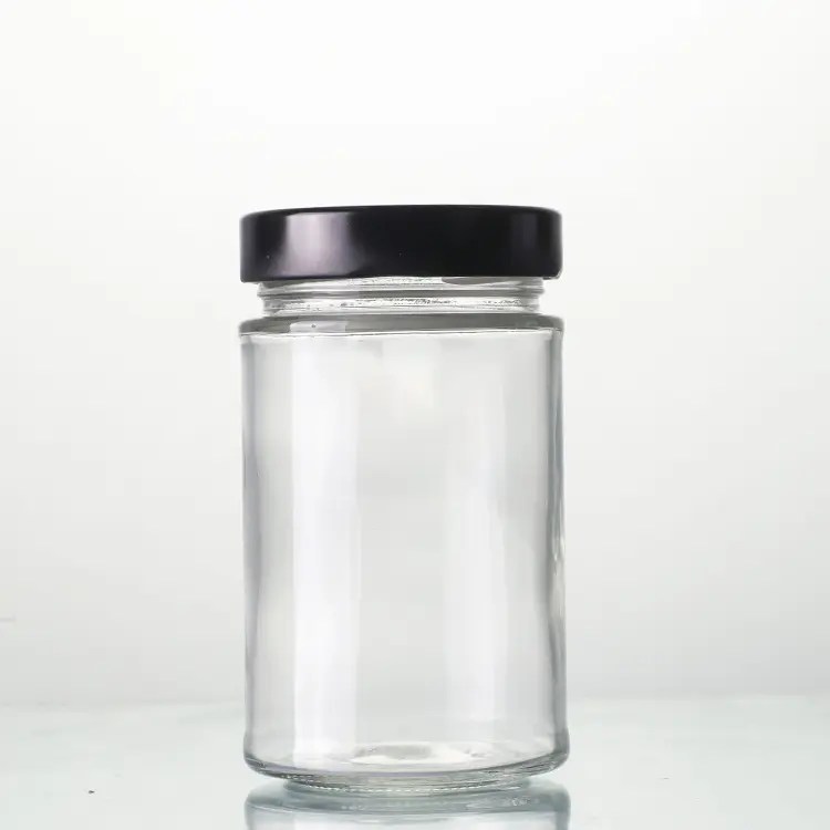 China 106ml storage glass jar with metal cap factory and manufacturers