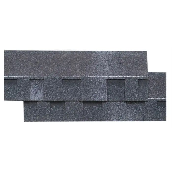 Discount Good Quality Double Layer Roofing Shingles Agate Black