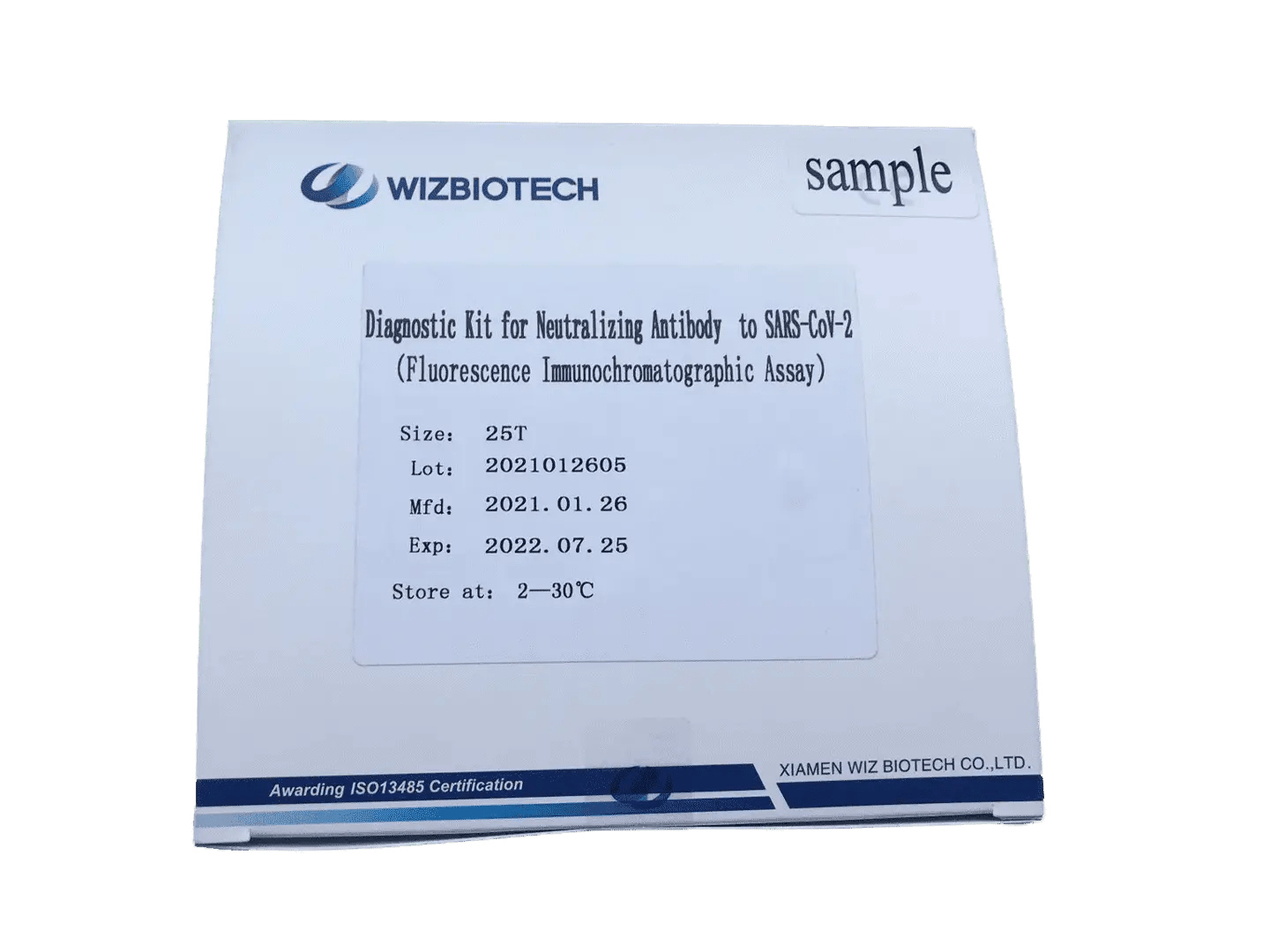 China New Product Dengue Rapid Test Strips WIZ diagnostic rapid test