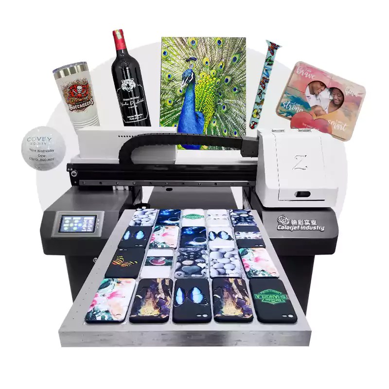 UV Printer Printing on Phone Case High Speed MultiFunctional uv