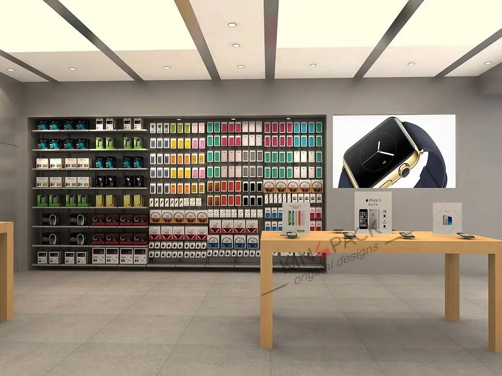 Professional retail design for kiosk store and retail display fixtures