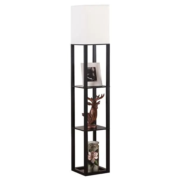 Original Factory Aluminum Pendant Light Shelf Floor Lamp Elegant