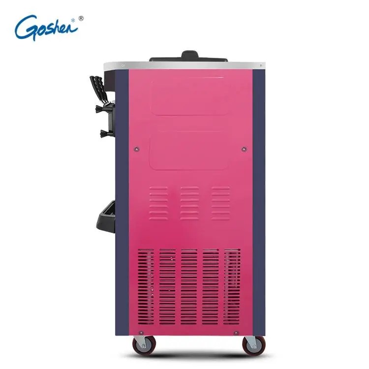 BJ188C saveur usine de machine à crème glacée au sol sur pied et