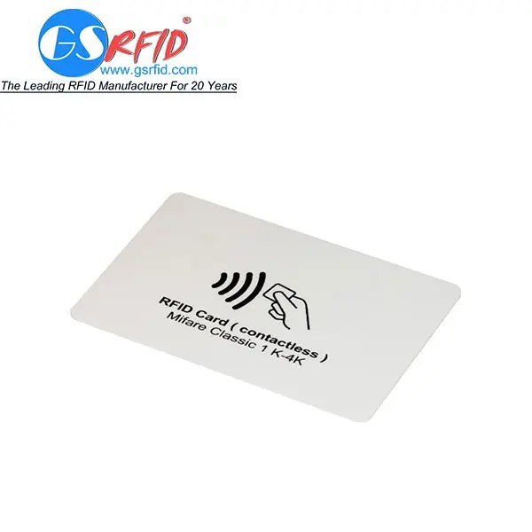 China RFID Card 125Khz 13.56Mhz RFID contactless card factory and