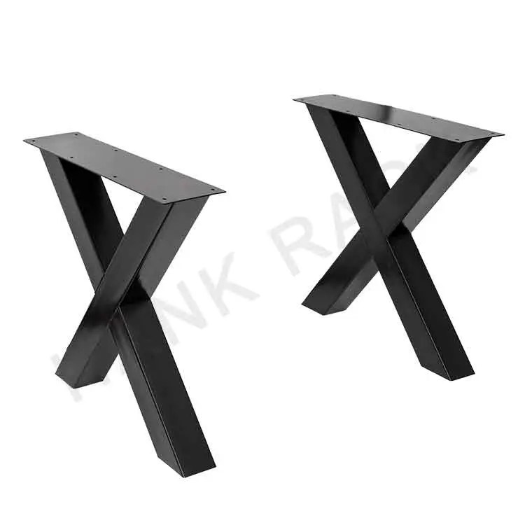 China X Shape Metal Table Leg factory and manufacturers Hank