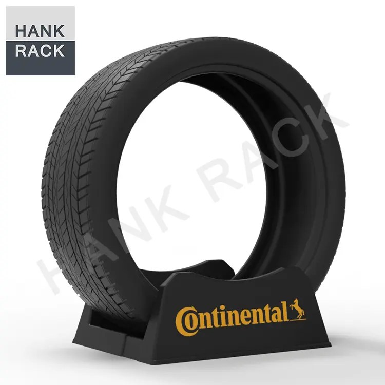 China CONTINENTAL Tire Rack Portable Tire Wheel Display factory and