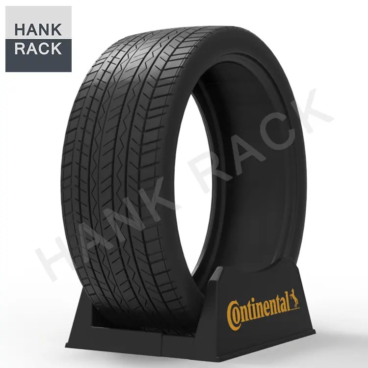China CONTINENTAL Tire Rack Portable Tire Wheel Display factory and