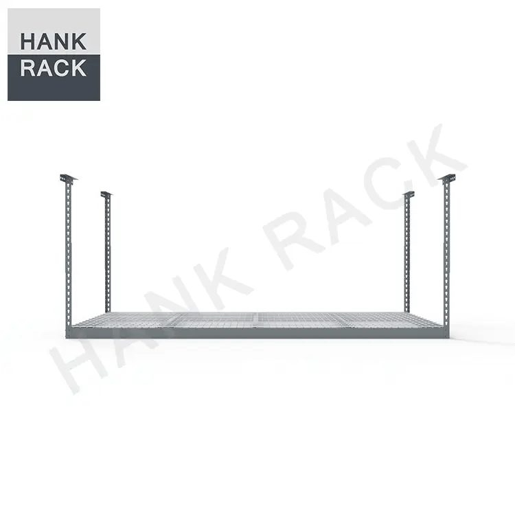 China Boltless Rivet Overhead Home Storage Shelving Garage Ceiling Rack
