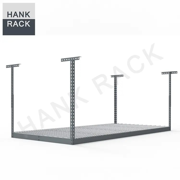 China Boltless Rivet Overhead Home Storage Shelving Garage Ceiling Rack
