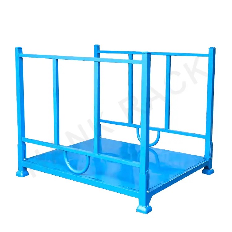 China Q235 Steel Rack Metal Powder Painting Storage Transport Material Handling Stack Rack