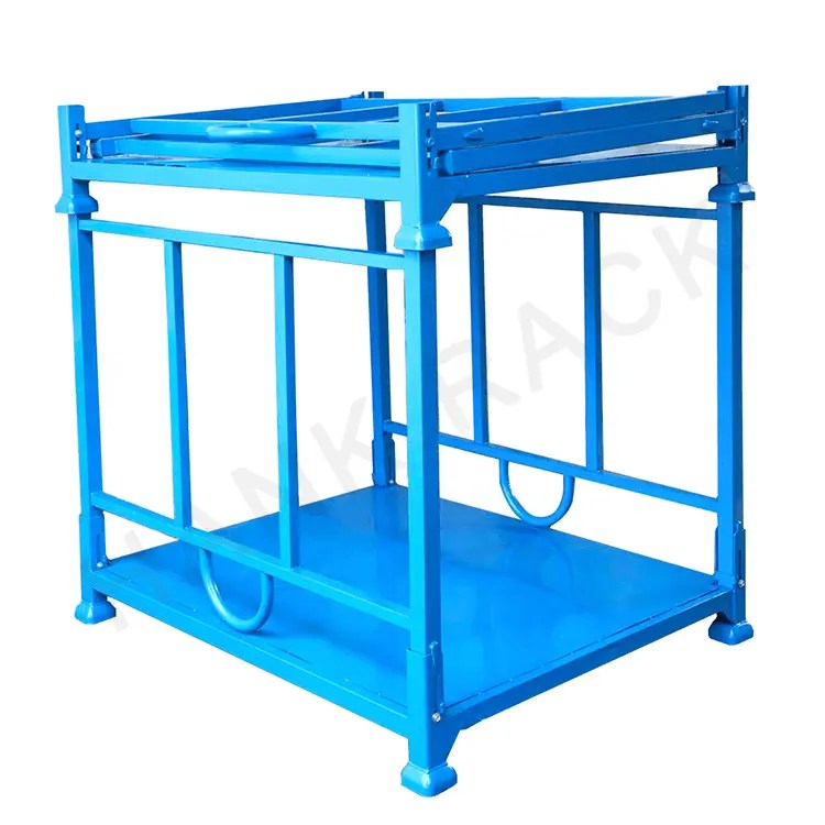 China Q235 Steel Rack Metal Powder Painting Storage Transport Material Handling Stack Rack