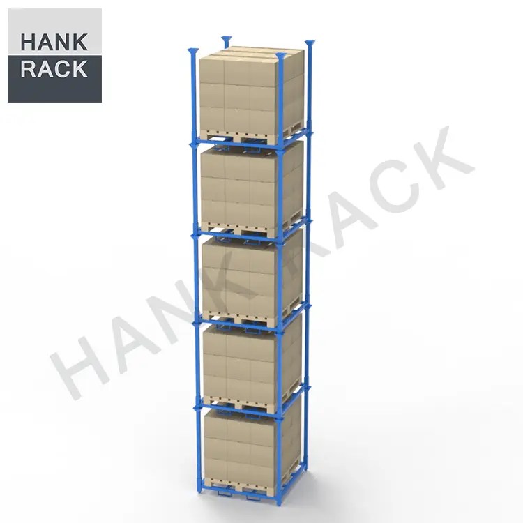 China Portable Post Pallet 60inch Metal Stacking Rack factory and