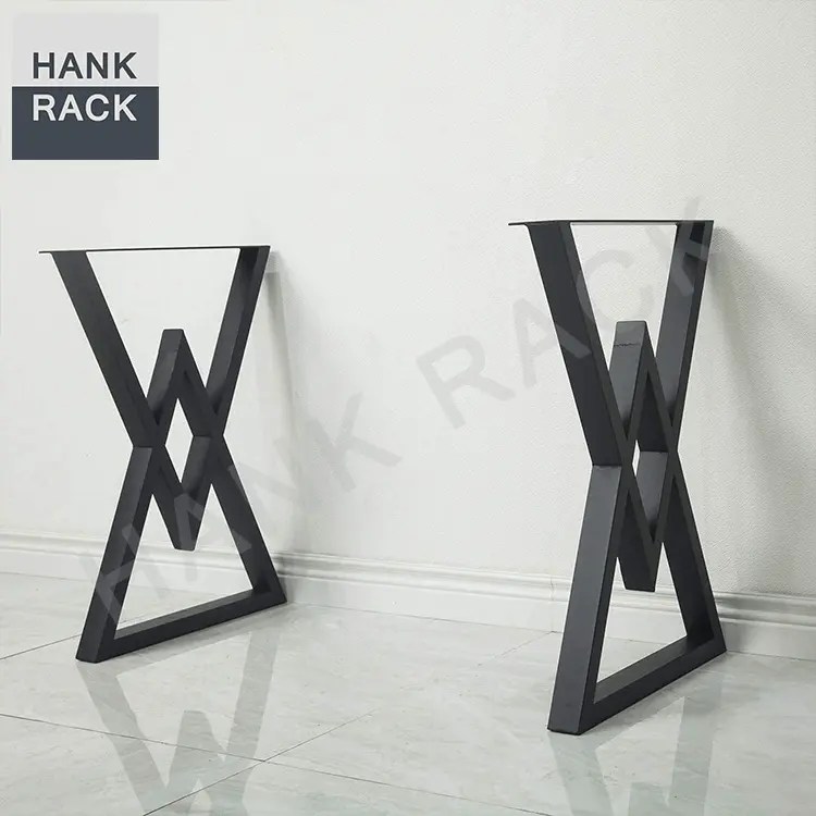China Metal Furniture Legs Triangular Table Legs Black Metal Desk Legs