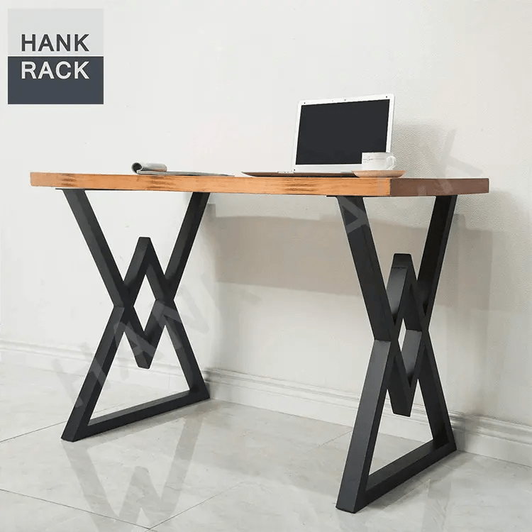 China Metal Furniture Legs Triangular Table Legs Black Metal Desk Legs