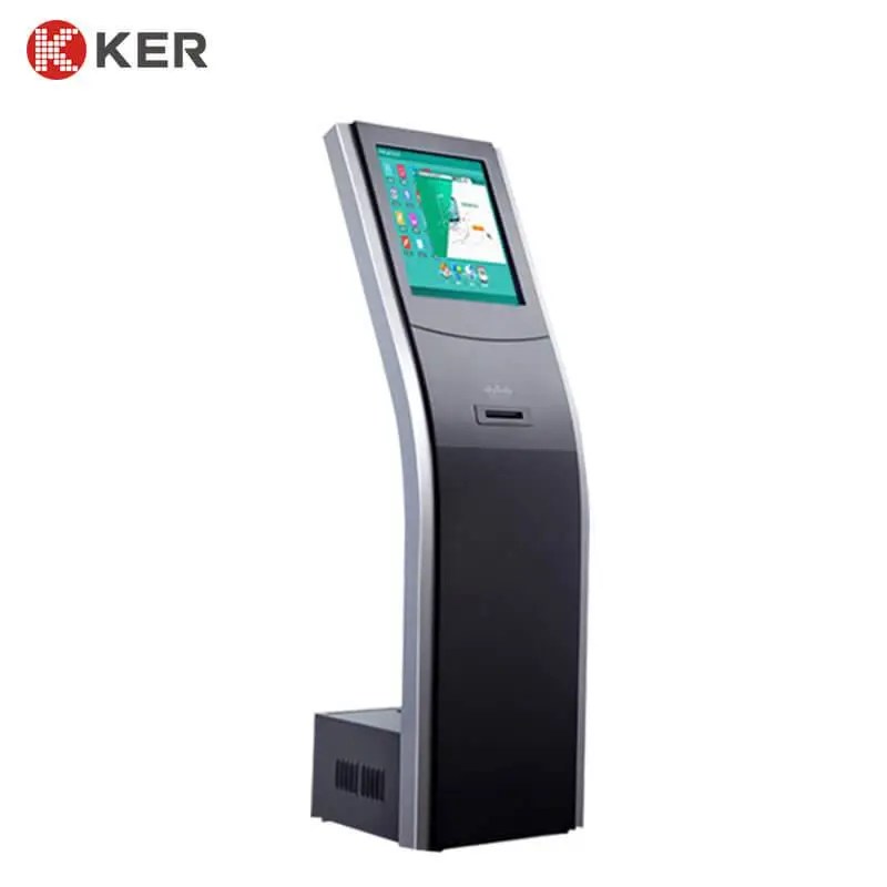China SelfService Queue Kiosk 17 Inch Queue Management System Machine