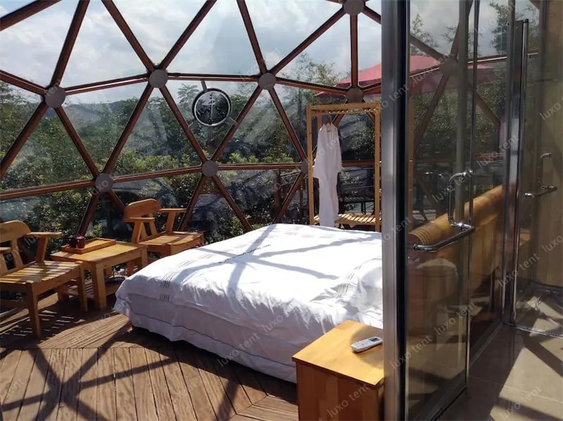 China Glass Igloo Geodesic Dome Tent Manufacturer and Supplier Aixiang