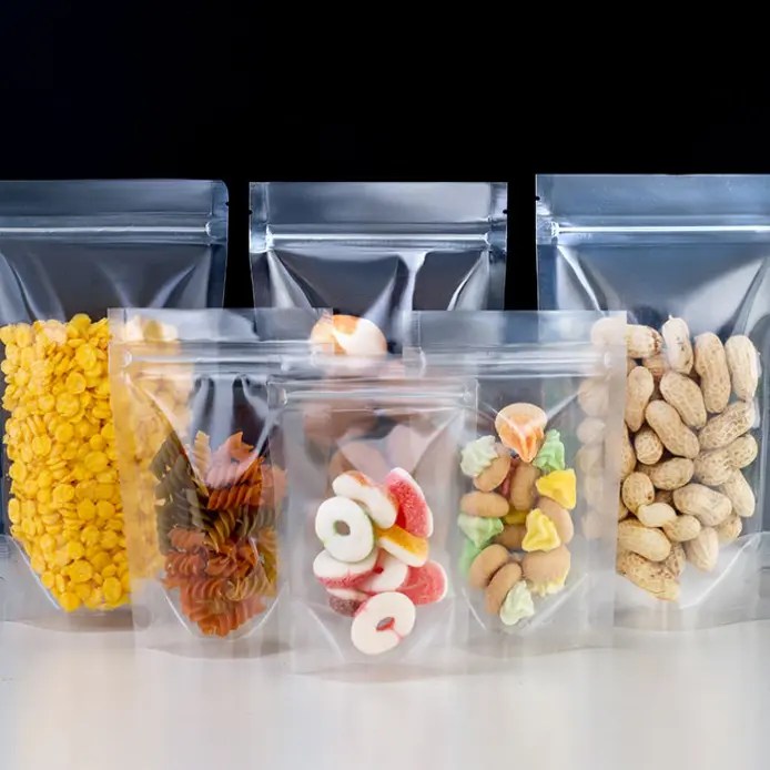 Wholesale Wholesale mylar bag with window spice bags Pepper Bags Flour