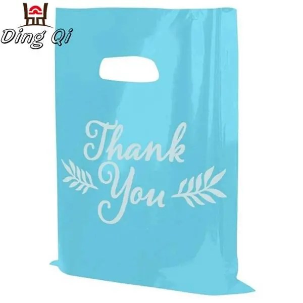 Customized high quality plastic shopping bag for clothes Flexible