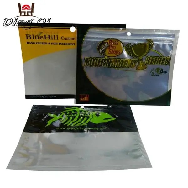 Fishing worm bag Flexible packaging pouches manfacturers