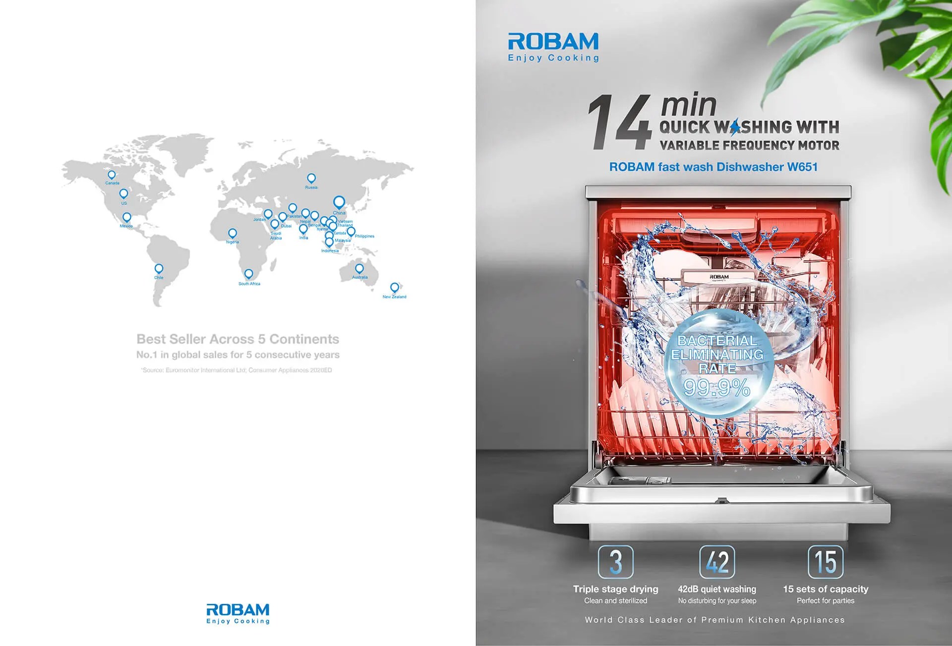 Best Price for South Africa Dishwasher Dishwasher ROBAM ROBAM