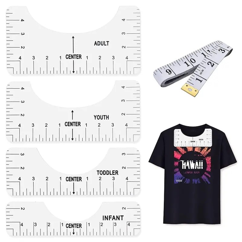 tshirt alignment ruler