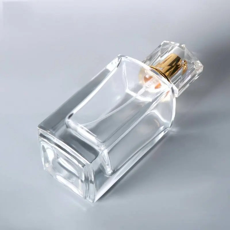China 100ml factory manufacturer rectangle perfume bottle empty perfume