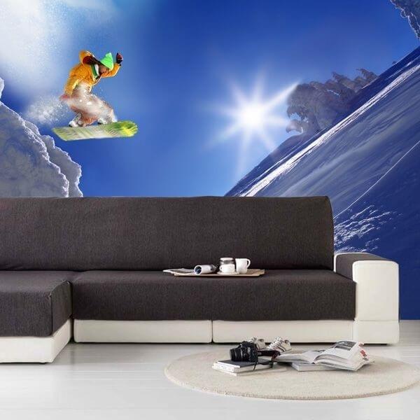 Snowboard Custom Mural