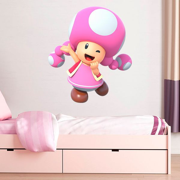Wall Sticker Toadette, Super Mario