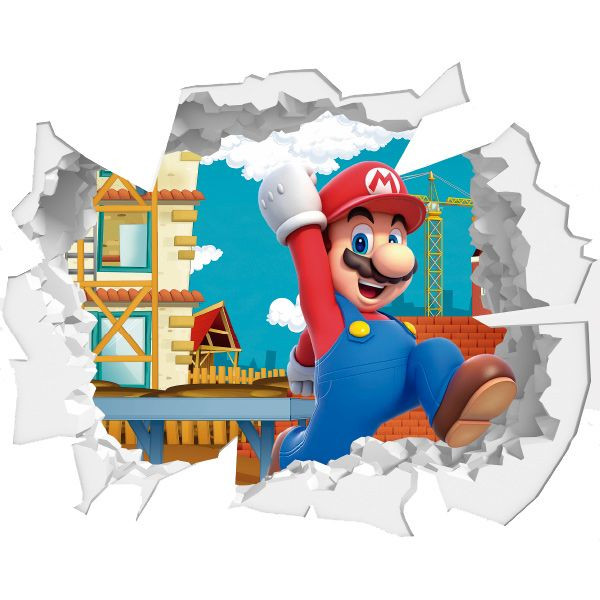Super Mario 3D Wall Sticker
