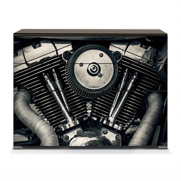 Harley Davidson Engine Furniture Sticker