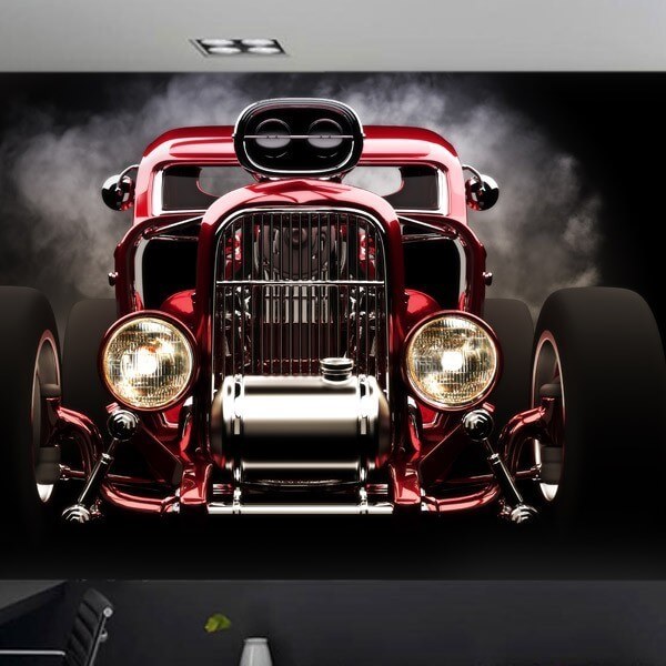 Hot Rod Wall Mural
