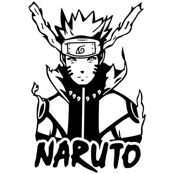 Naruto Logo wall sticker