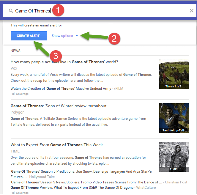 How to Create Google News Alert?