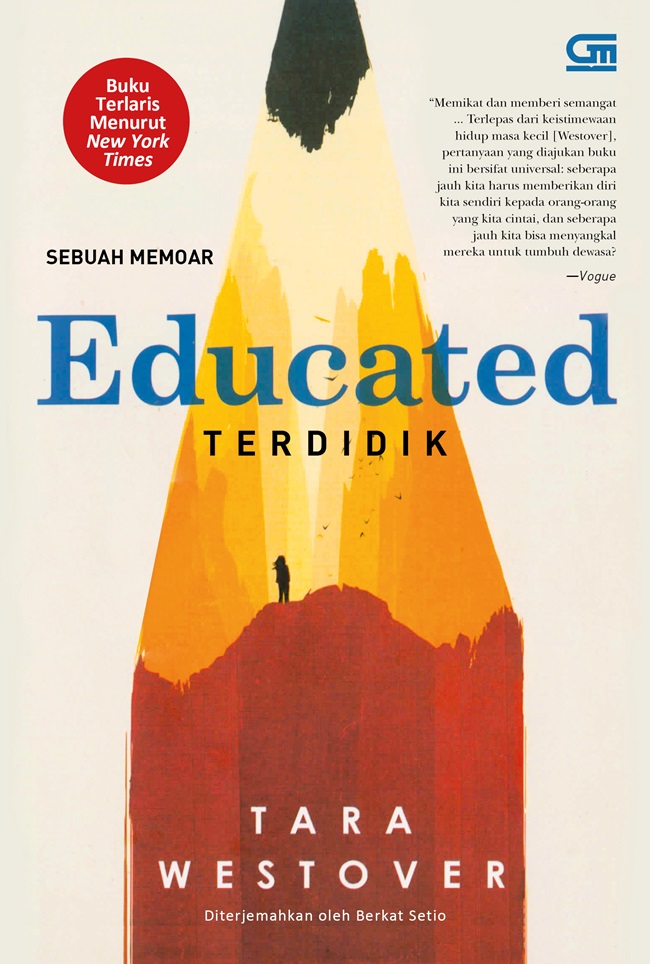 Jual Novel Educated (Terdidik) Sebuah Memoar Karya Tara Westover