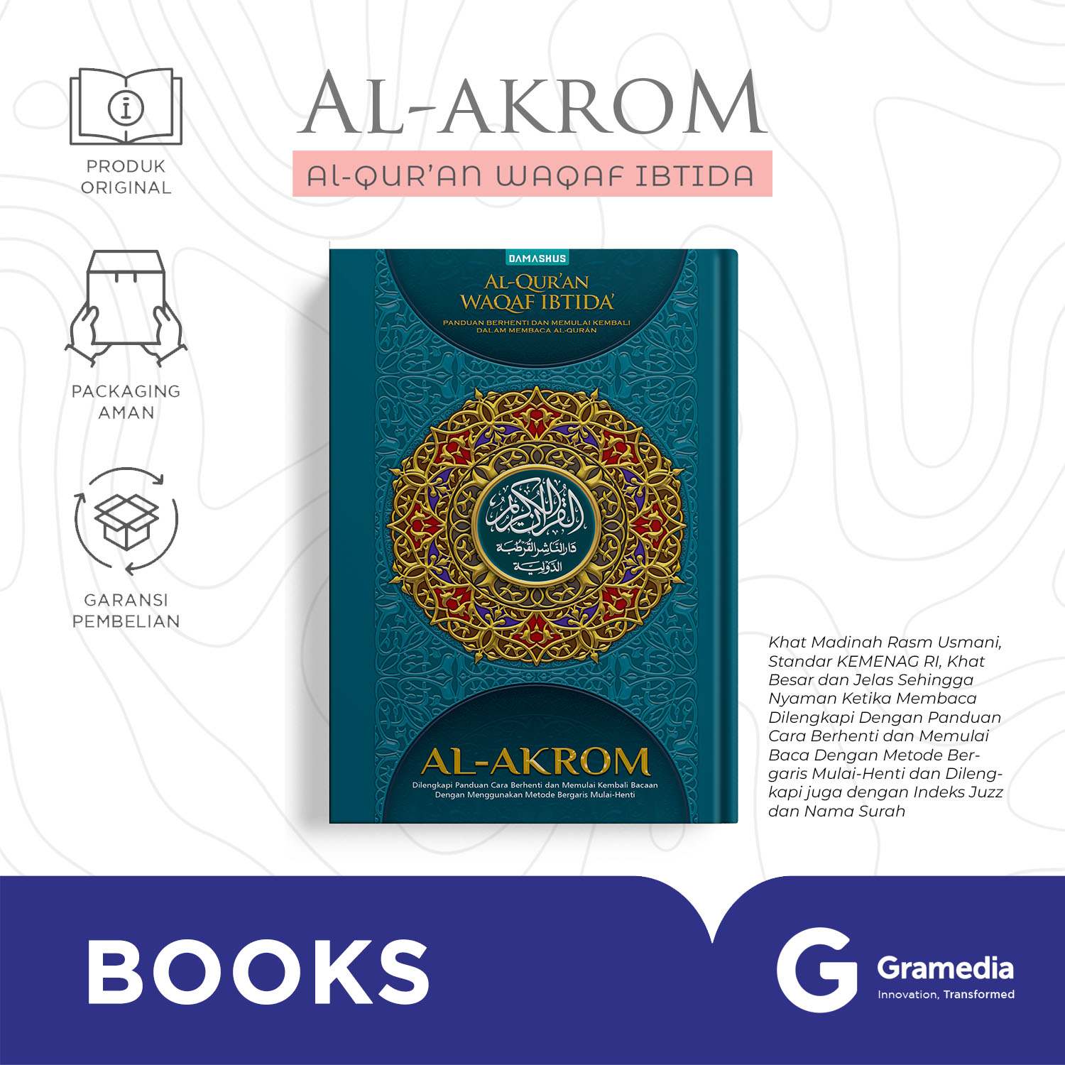 Jual Buku AlQuran Cordoba Al Akrom A5 Karya PT. Cordoba Internasional
